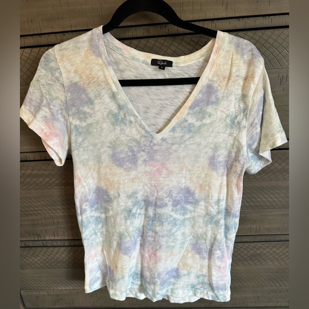 Pastel Tie Dye Rails T Shirt Sz Small